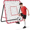 Soccer Rebounder Net with Adjustable Angle, Heavy-Duty Iron Frame for Football Training, Solo & Team Practice, Easy Assembly Backyard Goal Trainer - 2 of 4