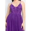 I AM A FASHION JUNKY Glittered Straps Mesh Tulle Maxi Dress - 3 of 4