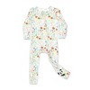 Bellabu Bear Baby Summer Floral Bamboo Convertible Footie - 3 of 3