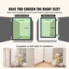 VEVOR 12"Wx21"Dx15"H Pull Out Cabinet Organizer, Heavy Duty Slide Out Pantry Shelves, Steel Roll Out Drawers, Sliding Drawer Storage, Silver - 3 of 4