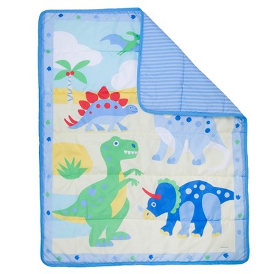 Image of Wildkin Kids 100% Microfiber 3 Pc Crib Bed In A Bag Bedding Set for Toddlers (Dinosaur Land)