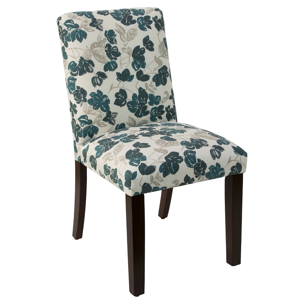 Photos - Chair Skyline Furniture Hendrix Dining  with Botanical Print Bloom Turquois