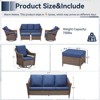 Buenhomino Outdoor Wicker Patio Set – Stylish, Durable & Comfortable - 3 of 4