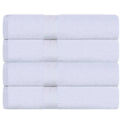 Premium Cotton Solid Plush Heavyweight Hotel Luxury Bath Towel Set,  Charcoal - Blue Nile Mills : Target