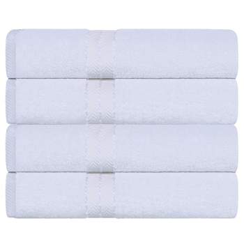 Becky Cameron 4-Piece Light Blue Ultra Soft Cotton Bath Towel Set