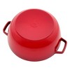 Staub Cast Iron Essential French Oven, Dutch Oven, 5-quart, serves 5-6, Made in France,  with Snake Lid - 3 of 4
