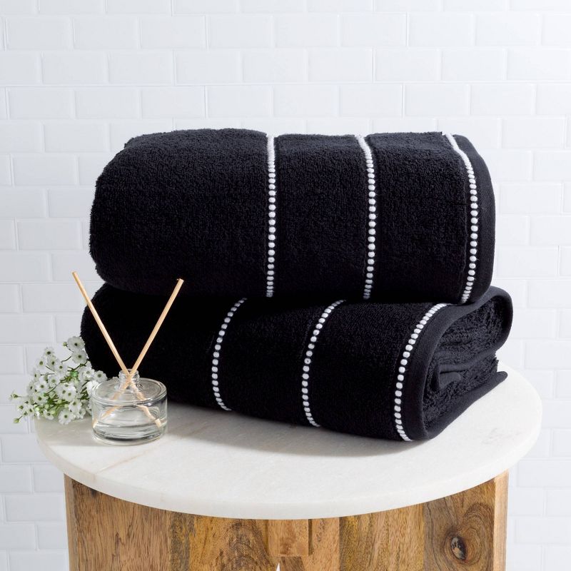 2pc Luxury Cotton Bath Towels Sets - Yorkshire Home, 1 of 6