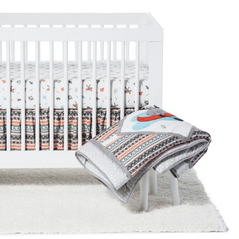 Trend Lab Crib Bedding Set Moose Canoe 4pc Target