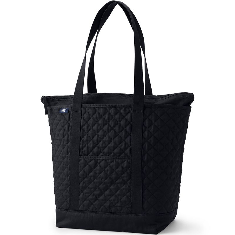 Lands' End Medium Classic Quilted Tote Bag, 1 of 7