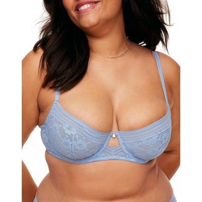 Adore Me Women's Bettie Balconette Bra 42ddd / Medieval Blue. : Target