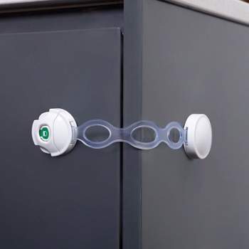 Dreambaby EZY-Check White Plastic Safety Latch 1 pk Dreambaby EZY-Check White Plastic Safety Latch 1 pk