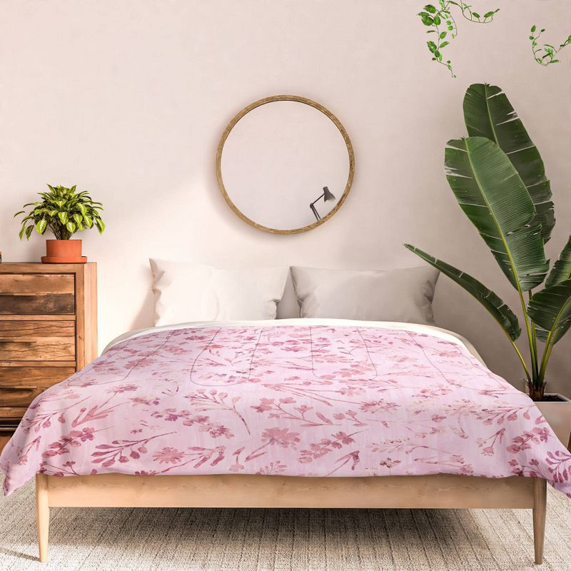 Mallory Floral Cotton Comforter & Sham Set - Deny Designs, 4 of 6