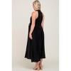 Pinkblush Black Pleated Maternity Halter Dress - 3 of 3