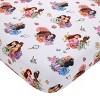 Disney Princesses Courage and Kindness Pink, Blue, and White 4 Piece Toddler Bed Set - 3 of 4