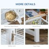 LOVMOR 19" Travel Bird Cage Parrot Carrier with Handle Wooden Perch for Cockatiels - 2 of 4