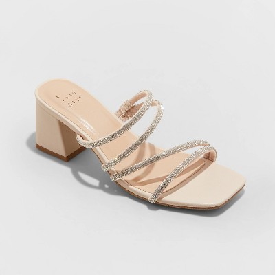 Women's Basil Mule Heels - A New Day™ : Target