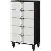 Jojoka 5 Drawers Dresser, Modern Wooden Tall Dresser with Deep Drawers - 2 of 4