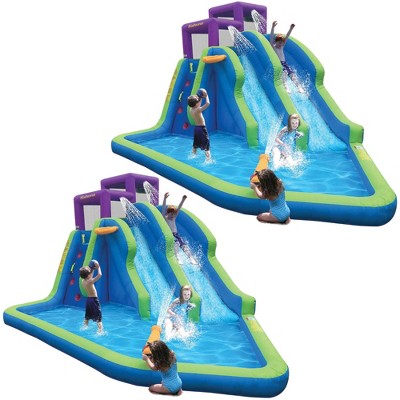 kahuna twin falls inflatable water slide