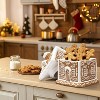 9.3 Inch Ceramic Christmas Cookie Jar with Lid, Decorative Treats Storage for Holiday Kitchen - 3 of 4