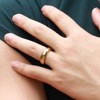 Ginger Lyne Tungsten Wedding Band for Men or Women Lords One Ring of Power Silver 6mm or 4mm - 3 of 4