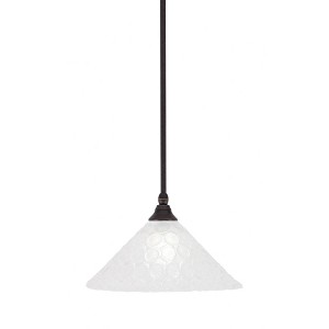 Toltec Lighting Any 1 - Light Pendant in  Dark Granite with 12" Italian Bubble Shade - 1 of 1