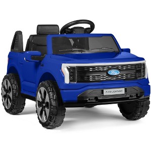 Best Choice Products Kids 12V Ride On Car Officially Licensed Ford Lightning Truck w/ Remote, LED Lights - 1 of 4