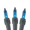 Novelty Lights 50 Feet 100 Bulbs Incandescent Mini Lights, Black Wire with 6" Spacing, UL Listed for Indoor/Outdoor Use, Connectable - 3 of 4