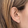 Adornia Gold 2-PIECE Stud and Climber Earrings HOLIDAY Set. - 3 of 4