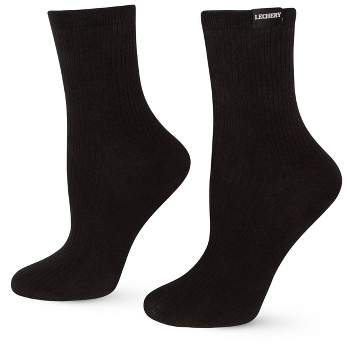 LECHERY® Unisex Classic Cotton Blend Woven Tab Socks (1 Pair)