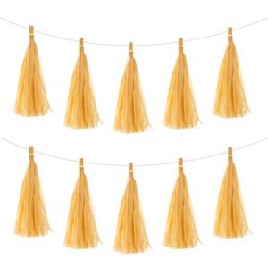 Unique Bargains Garland DIY Decoration Tassel Garland Banner 30 Pcs - 1 of 4