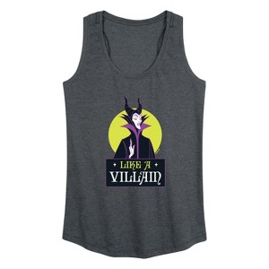 Women's - Disney Villains - Like a Villian Graphic Racerback Tank - 1 of 4
