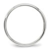 Black Bow Jewelry 4mm 10K Rose, White, or Yellow Gold Half Round Milgrain Standard Band - 2 of 4