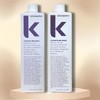 Kevin Murphy Hydrate Me-Wash (33.6 oz) & Hydrate Me-Rinse (33.6 oz) |healthy glow and stops the hair from losing - DUO SET KIT - 2 of 2