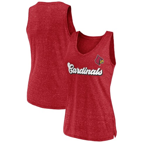 Louisville Cardinals Concepts Sport Women's Gable Knit Lightweight Tank Top  - White