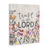 Stupell Industries Trust in the Lord Proverb Spring Watercolor Flowers, 16" x 20" - 3 of 4