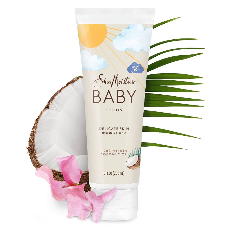 SheaMoisture Baby Lotion 100% Virgin Coconut Oil Hydrate &#38; Nourish for Delicate Skin - 8 fl oz, 5 of 14