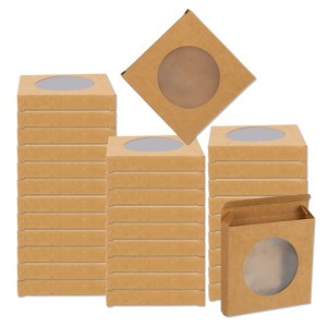 Unique Bargains Bakery Candy Jewelry Soap Display Kraft Mini Gift Boxes 32 Pcs - 1 of 4