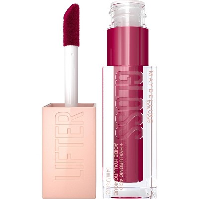 Maybelline Lifter Gloss Plumping Lip Gloss with Hyaluronic Acid - 25 Taffy - 0.18 fl oz