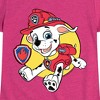 Girls' - Paw Patrol - Marshall Fire Fighter Sketch Fitted Short Sleeve Graphic T-Shirt - 2 of 4