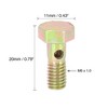 Unique Bargains Metric Thread Banjo Bolts Brake Fitting Adapter M6x1.0mm 1pcs Banjo Bolts with 2pcs M6 Washers - 3 of 4