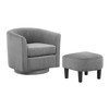 CAVINAS Upholstered Accent Chair with Ottoman and Cushion Design,Comfortable Chair and Ottoman Sets for Bedroom,Reading Room - 4 of 4