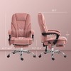 Massage Office Chair, Heated Reclining Computer Chair with Adjustable Height and Footrest - 3 of 4