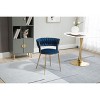 Set of 2 Modern Velvet Upholstered Accent Chair with Tufted Backrest-ModernLuxe - 2 of 4