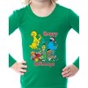 Sesame Street Child Boys' Christmas Happy Holidays Sleep Pajama Set Green - 3 of 4
