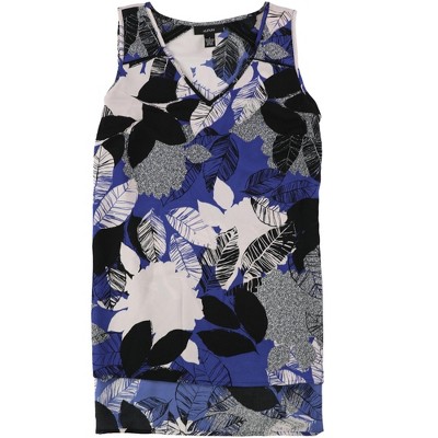 Alfani Womens V-Neck Pullover Blouse