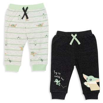 Star Wars Darth Vader Stormtrooper C-3PO Chewbacca R2-D2 Baby Yoda 2 Pack Pants Newborn to Infant