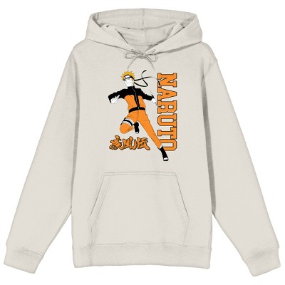 Naruto Shippuden Minimal Color Naruto Long Sleeve Sand Adult Hooded Sweatshirt