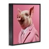 Stupell Industries Pink Pig Fashion, 24" x 24" - 3 of 4