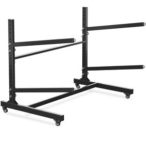 Freestanding Kayak Storage Rack, Indoor & Outdoor Heavy Duty Kayak Holder with 4 Lockable Wheels - 1 of 4