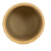 Wavy Ribbed Planter Brown Stoneware - 4 of 4
